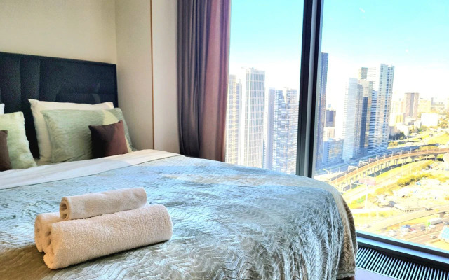 Apartment Стильная Студия на 30 Этаже Москва Сити