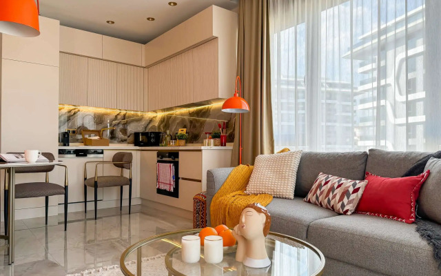 Апартаменты 1+1 Qoople Excellence С49 на 1 линии моря