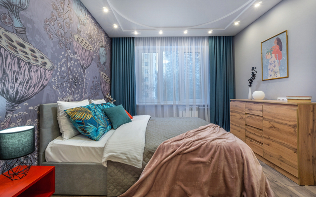 Квартира трехкомнатная Queenstay Остров мечты на Коломенской