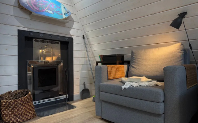 Частный дом с баней в лесу на берегу Истринского водохранилища