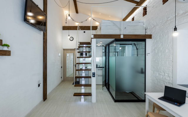 Loft 1 Dvukhurovnevye Na Gruzinskoy Ulitse 41a Apartments