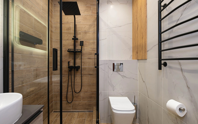 Квартира Новая студия в 5 минутах от ТРЦ Аура