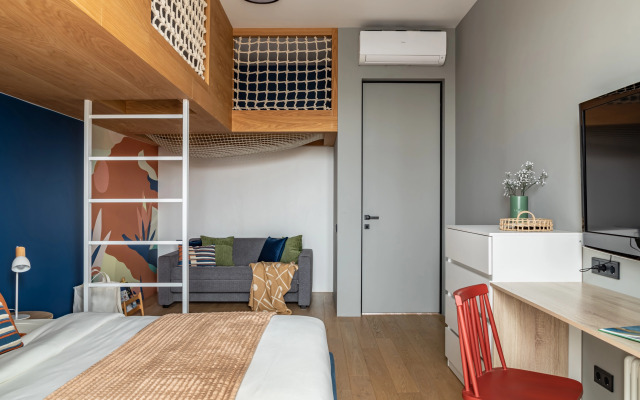 Квартира Moscow Deluxe Apartments ВДНХ Family Suite