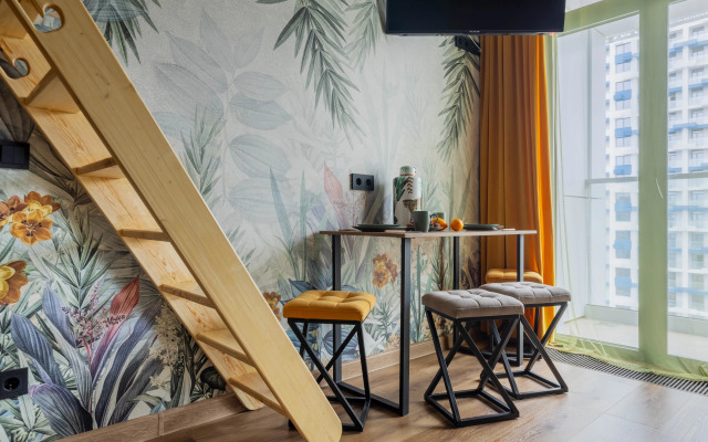 Квартира Кислород 126 Стильная Двухуровневая Студия