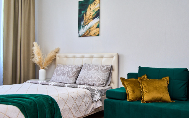 Квартира однокомнатная у парка Облаков Галицкого на 4 гостя