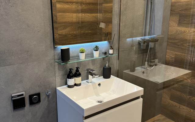 Апартаменты Двухуровневая студия с захватывающим видом на город