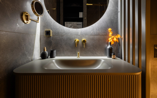 Апартаменты двухкомнатные Sunset Flatport рядом с Москва-Сити