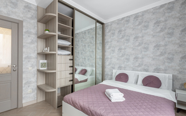 Tryokhkomnatnye s Vidom na Natsionalnuyu Biblioteku Apartments