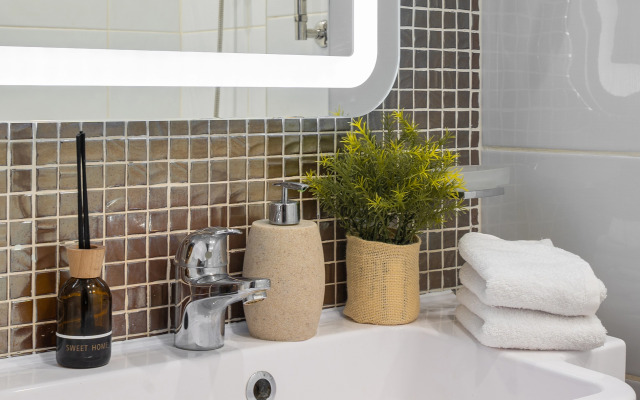 Апартаменты Стильная студия Riva на 23 этаже