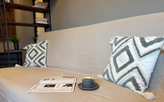 Апартаменты 3 минуты до Моря Для четверых