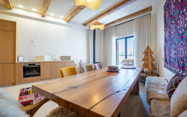 Prostornye Apartamenty s 2 Spalnyami i 2 Vannymi v Zdanii Neo Ski-In/Ski-Out Novy Gudauri Apartments