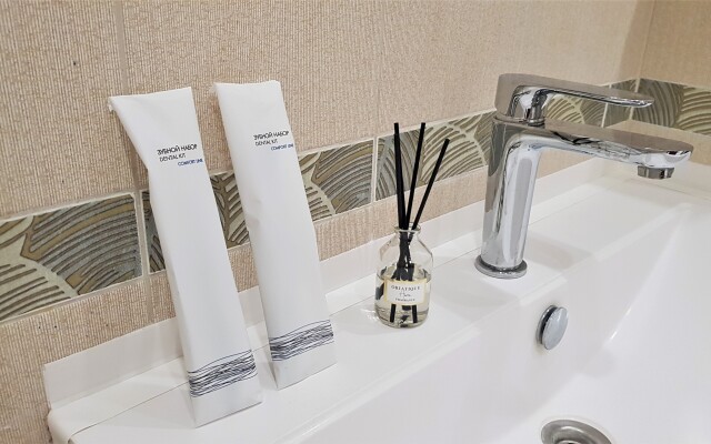 1-комн. апартаменты в ЖК "Новин" с большой кроватью