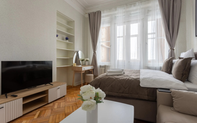 Апартаменты Стандартные апартаменты с твинами и балконом