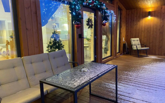 Домик "Сказочный Лес" с гриль-мангалом, костровой и большой сауной