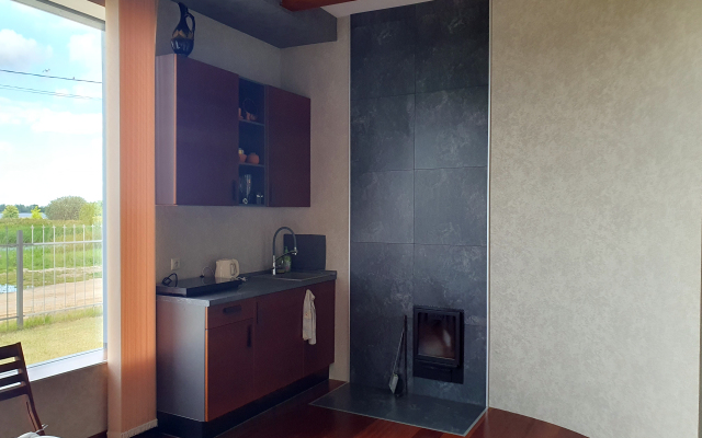 Dom c saunoj na beregu Volgi Private house