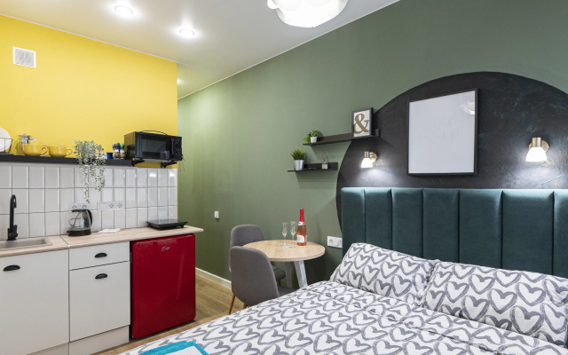 Апартаменты Дрим Апартменс 529Б Гостевая студия Мята