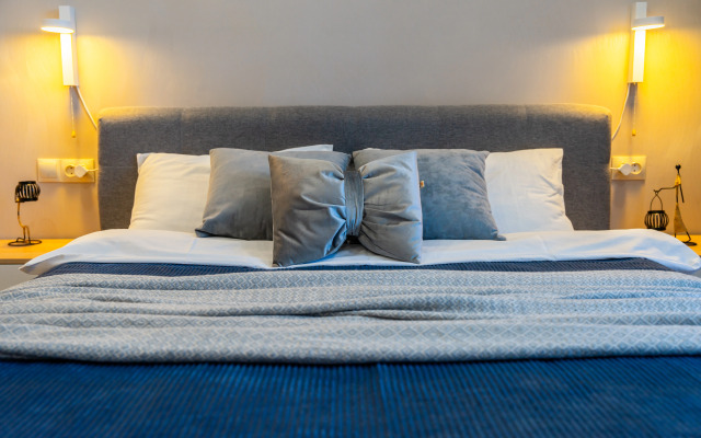 Квартира Потрясающий Вид на Город Новая и Уютная Евродвушка