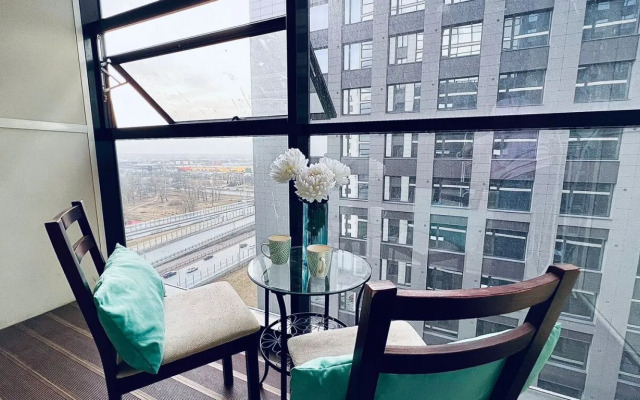 Apartamenty Uluchshennaya Studiya Salyut Pulkovo