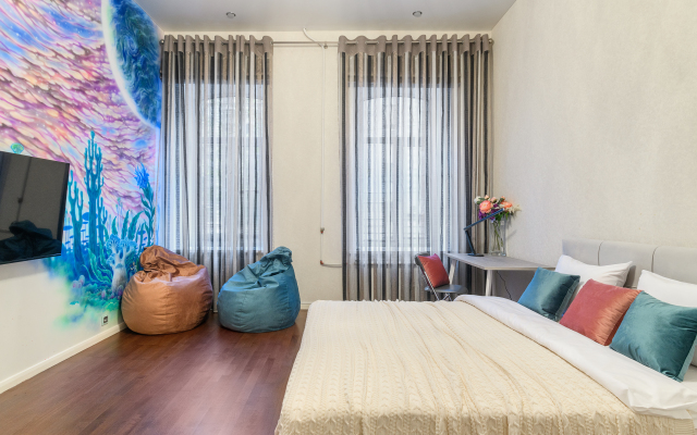 Апартаменты Sergeew Apartments Дизайнерский с высокими потолками