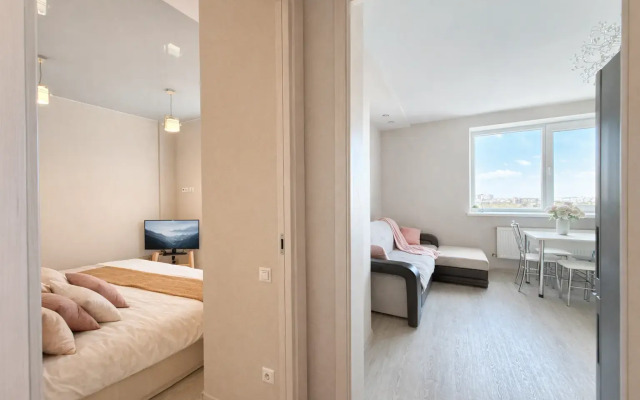 Квартира Евродвушка отдельная спальня + кухня-гостиная