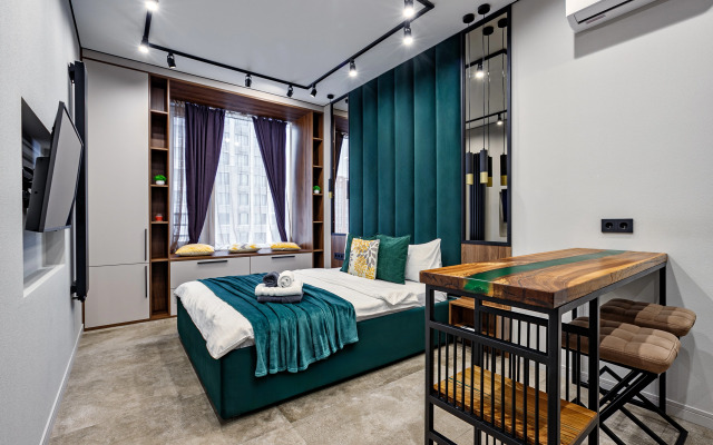 Studiya Na Shelepikhinskoy Naberezhnoy Malakhit Apartments