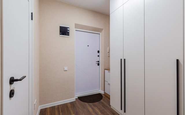 Квартира Уютная студия с видом на колесо обозрение Одно небо