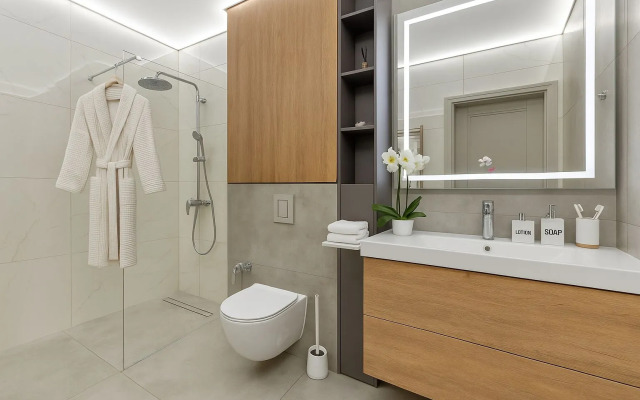 Апартаменты Juls Apart в элитном ЖК с большим балконом