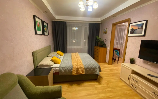 Апартаменты с 1 комнатой с красивым видом на город (КВАРТИРА51)