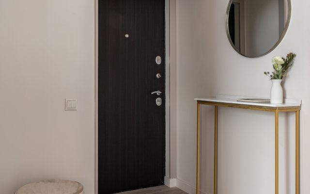 The apartment is designed in French style on Tverskaya street