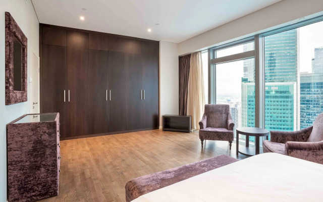 Moskva Siti Global uglovoy vid 54 etazh 3 komnaty Apartments