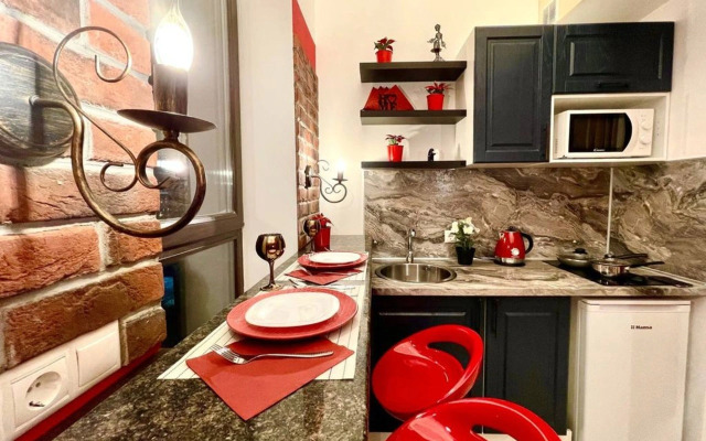 Квартира Стильная двухуровневая студия в 7 минутах от метро Селигерская