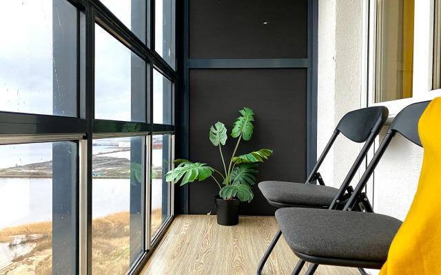 Апартаменты на 25 этаже с видом на Финский залив