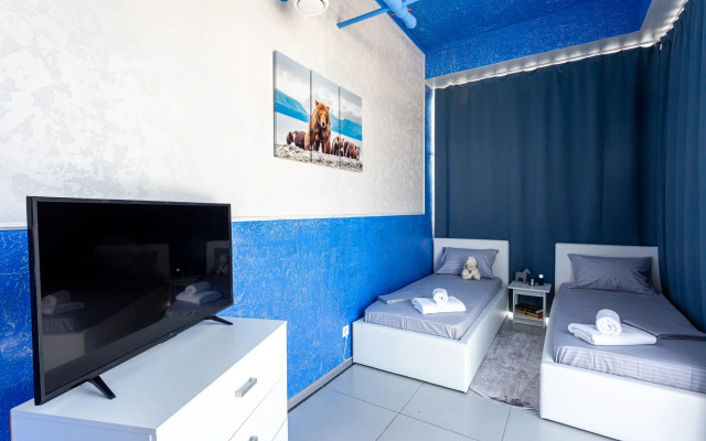 Квартира Двухуровневые апартаменты Мемфис Апарт с видом на Навагинскую