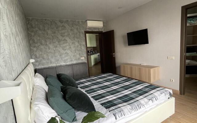 Апартаменты Двухкомнатные в Центре с Панорамным Видом 6 Этаж