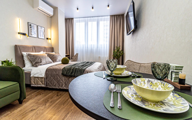 Квартира Уютная Студия Рядом с Парком Галицкого и Стадионом OZON Арена