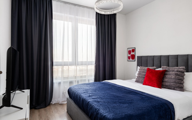 Квартира Уютная видовая евротрешка