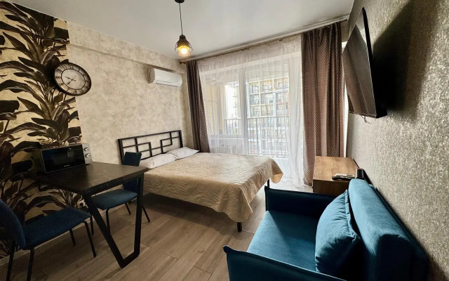 Studiya u morya s balkonom. Karavella 126 Flat