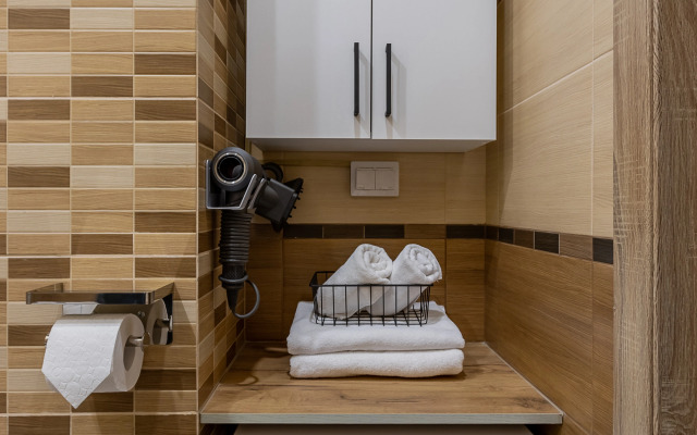 Квартира Ютно Колосья с качелью на балконе и видом на сосны в Зеленогорске