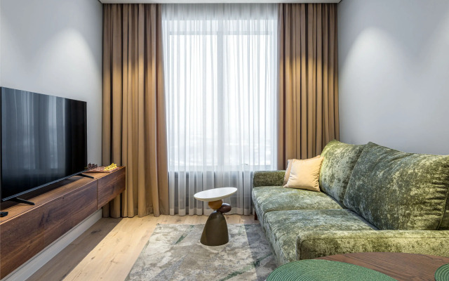 Апартаменты Flat Inn в ЖК Дом Chkalov у метро Курская