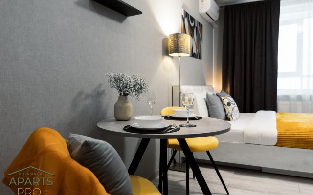 Квартира Aparts Pro Видовая студия с панорамным балконом в ЖК Арго на 22 этаже