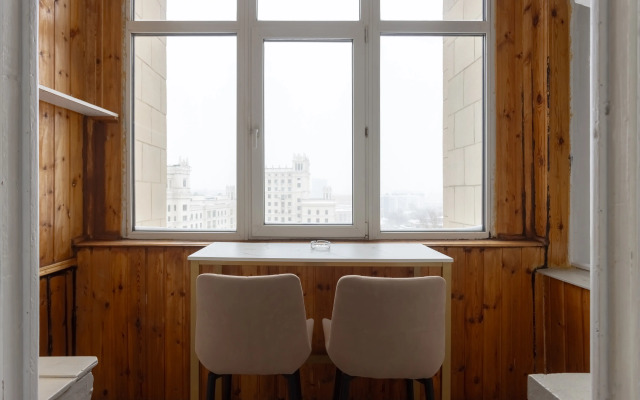 Апартаменты Стандартные апартаменты с твинами и балконом