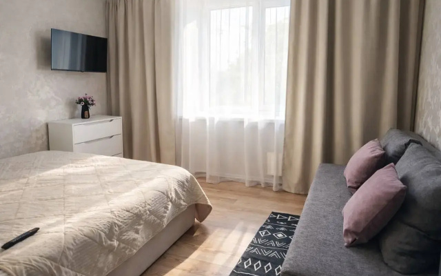 Квартира Однокомнатная Natalie Rooms рядом с ТЦ Мираж для 4 гостей