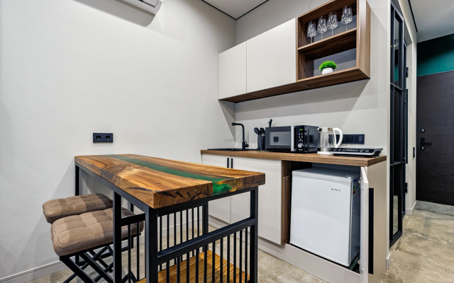 Studiya Na Shelepikhinskoy Naberezhnoy Malakhit Apartments