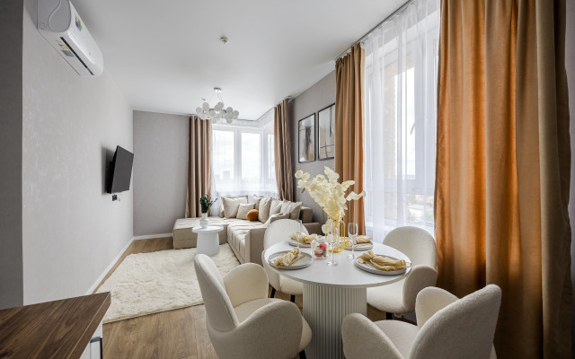 Квартира Стильная 2-к. квартира, 64 м², 3 кровати