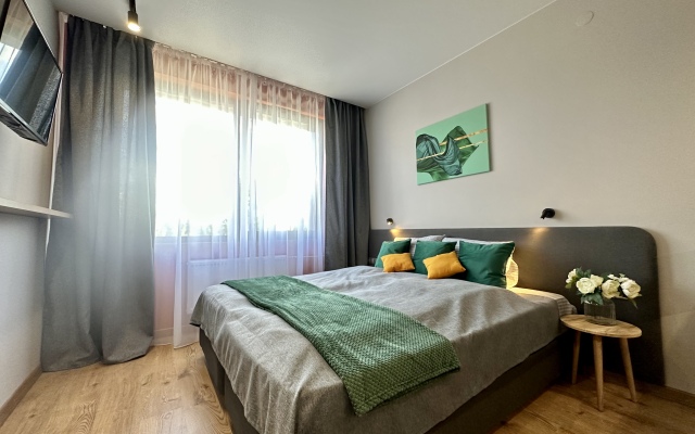 V novom otele biznes-klassa metro Avtovo Apartments 1