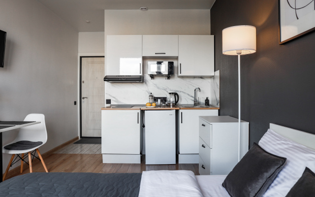 BonApart Grey and Wood m.Verkhnie Likhobory Apartments