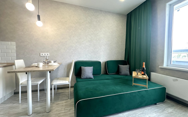 Studiya s vidom na kanal Moskvy reki Apartments