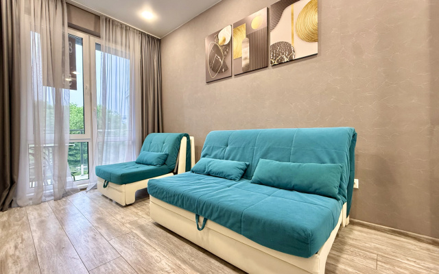 Квартира 650 м до моря|до 3 гостей| Бассейн| Макрент