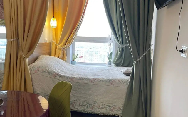 Квартира с видом на мост и реку Обь