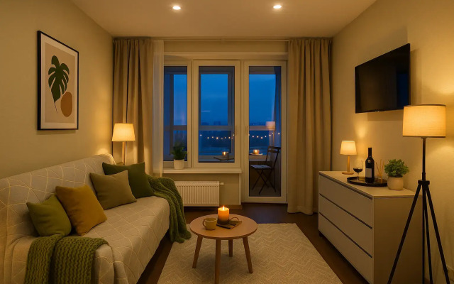 Апартаменты-студия возле метро Стахановская